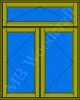 4C: three panes, top openiong and side openings